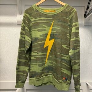 Aviator nation bolt sweatshirt camo